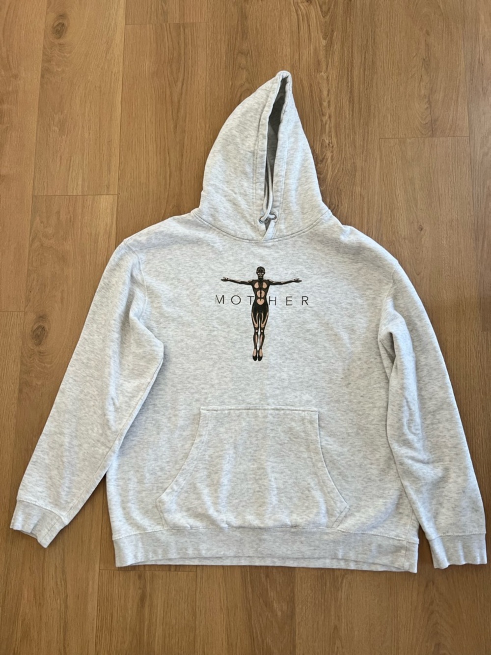 Lane Seven Raised by Wolves Necromancer Mother Men's Gray Graphic Hoodie 2X